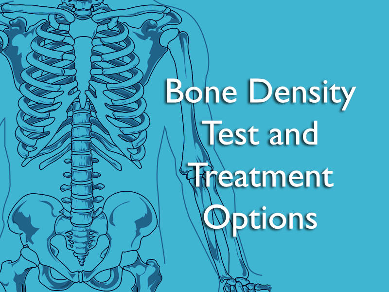 skeleton to illustrate the wisdom of having a bone density test